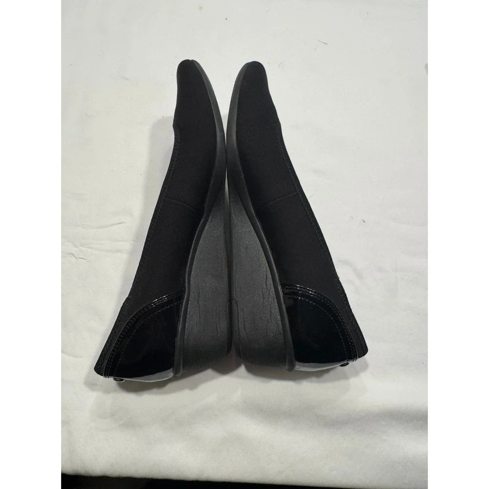 Anne Klein Black Wedge Pumps